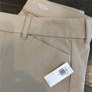 Old Navy Pixie Flare Tan Beige Work Office Business Casual Pants Preppy NWT